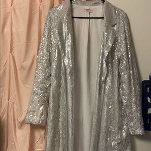 Sequin Long Jacket